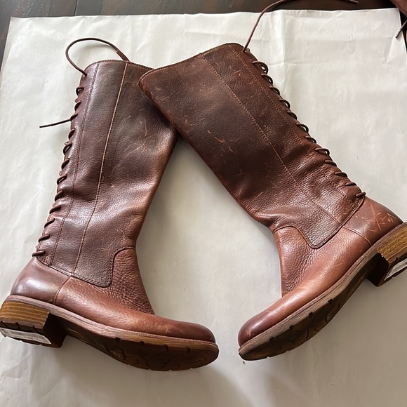 Sofft Sharnell II Leather Lace-Up Waterproof Tall Boots - Picture 8 of 16